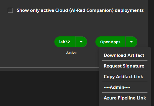 Open Apps deployment Open Apps deployment