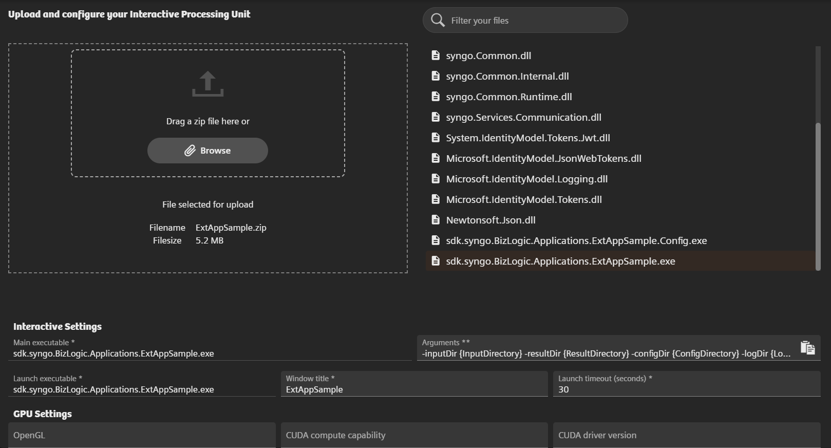 Upload new PU Upload new interactive PU