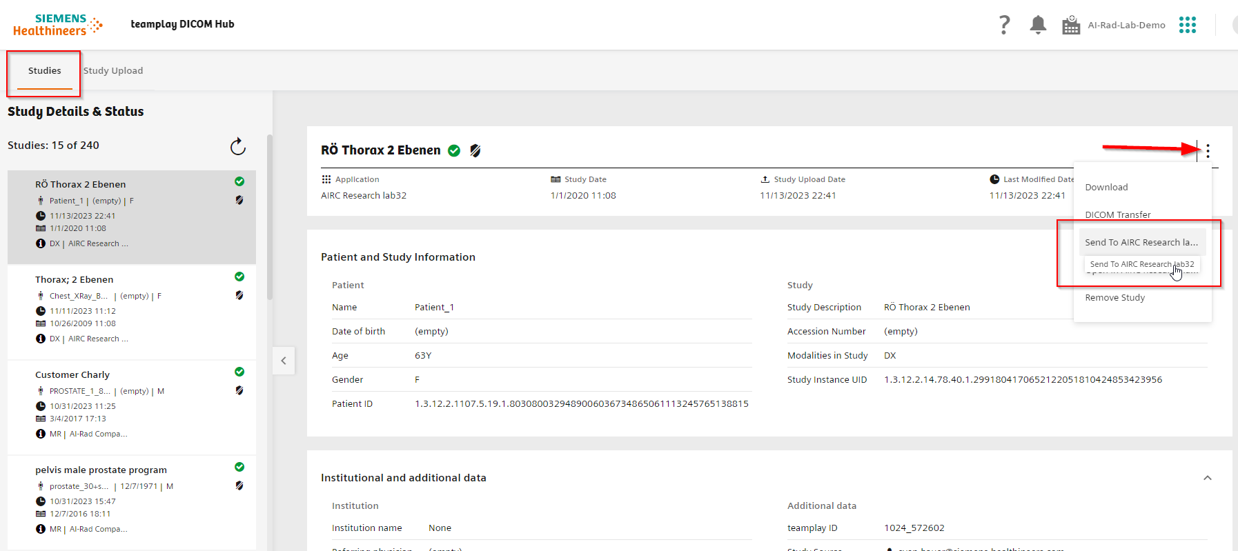 Send test image Send test image